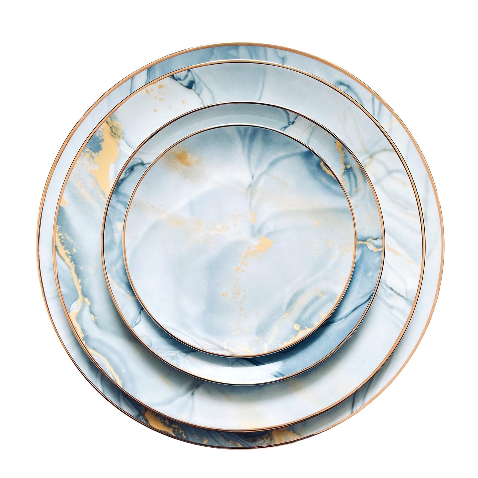 Talerze do makaronu, ceramiczne talerze deserowe zastawa stołowa porcelana kostna zastawa stołowa postmodernistyczny szary ceramiczny talerz obiadowy vintage szary marmur podkładka zestaw