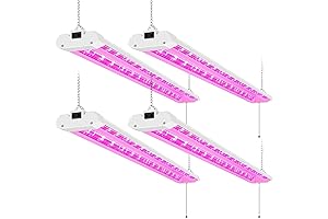 AntLux 4FT 50W LED Grow Lights, Full Spectrum Integrated Plant Growing Lamp