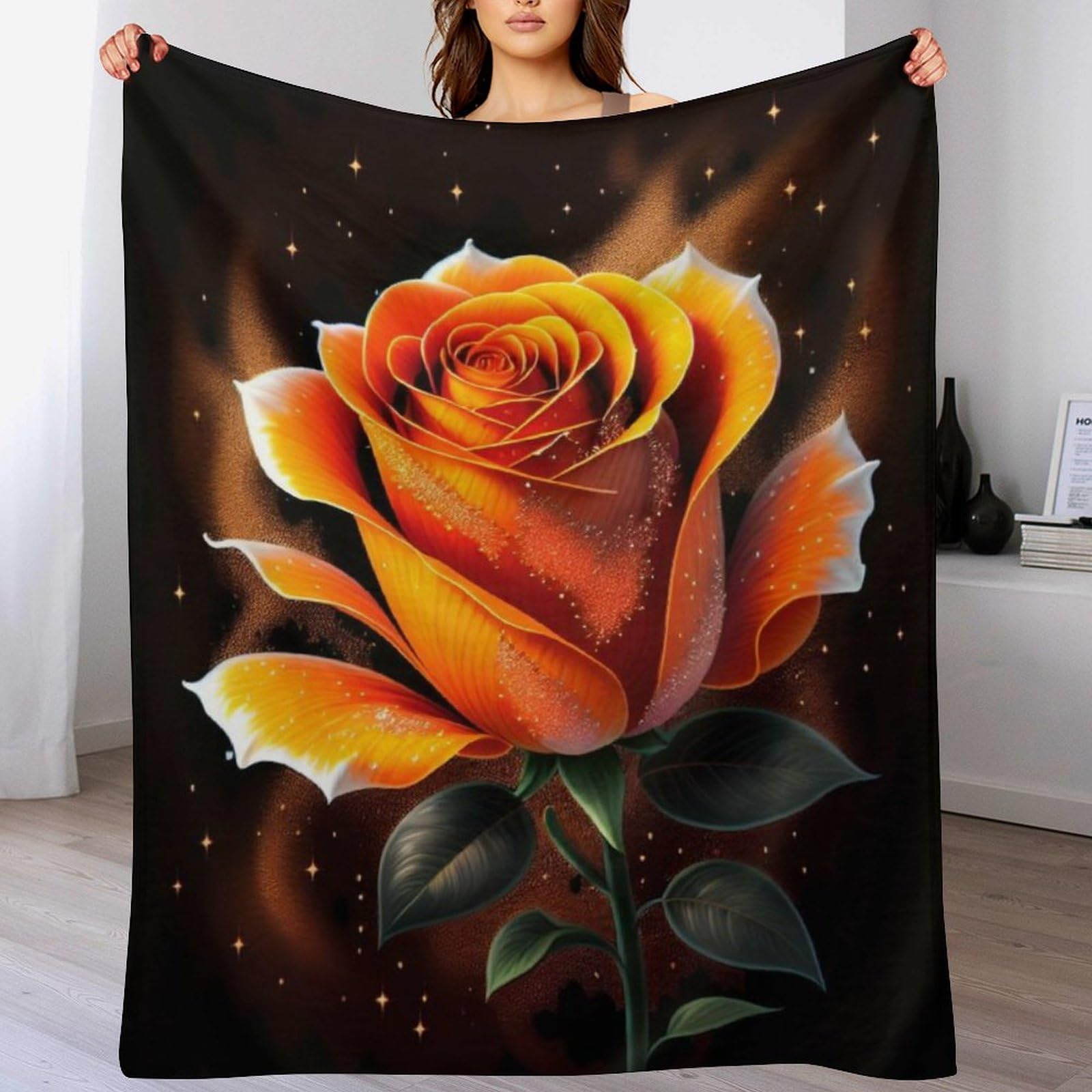 Couverture en lit douce et confortable en flannel rose haut de gamme 130x180
