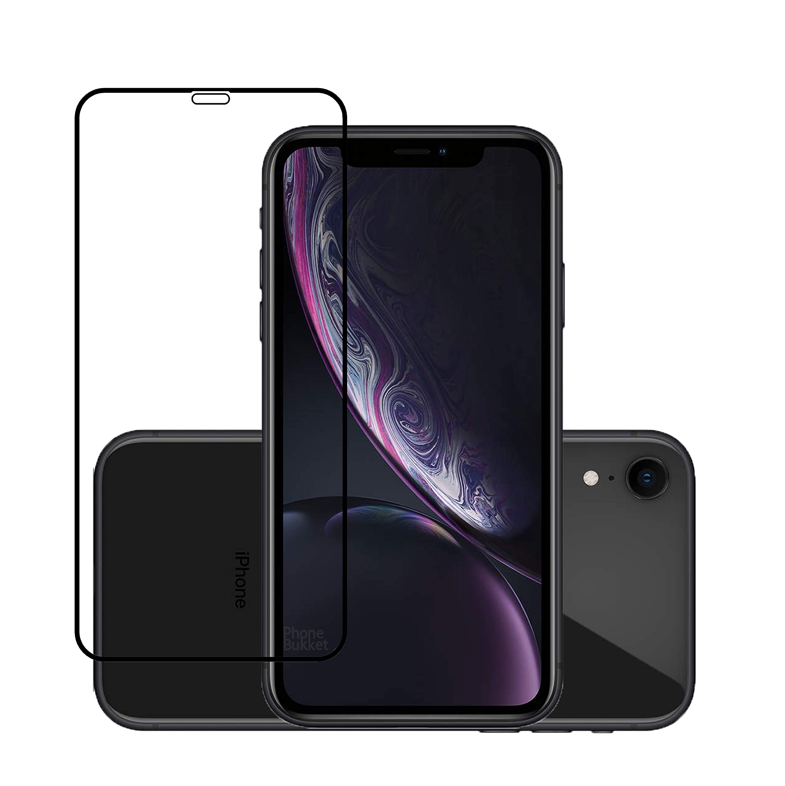PhoneBukket Tempered Glass Guard Protector 11D for Apple iPhone XR (Transparent) Edge to Edge Full Screen Coverage, Pack of 1 (B09CR1D34H) Amazon Price History, Amazon Price Tracker