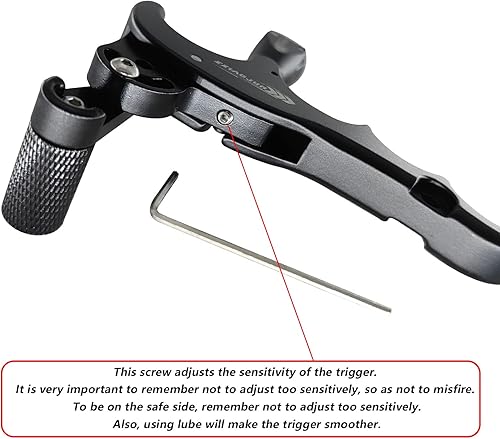 Miniatura 68 de Lanzador de ayuda de arco compuesto y cuerda de bucle D, ajustable puede girar 360° pulgar liberación arco ayuda aleación de aluminio, ayudas