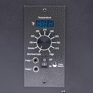 Pellet BBQ Smoker Hopper Assembly Kit, Intelligent Digital Temperature Controller Electric Wood Pellet Smoker Grill Part for Grill, Smoke, Bake, Roast, Braise, and BBQ