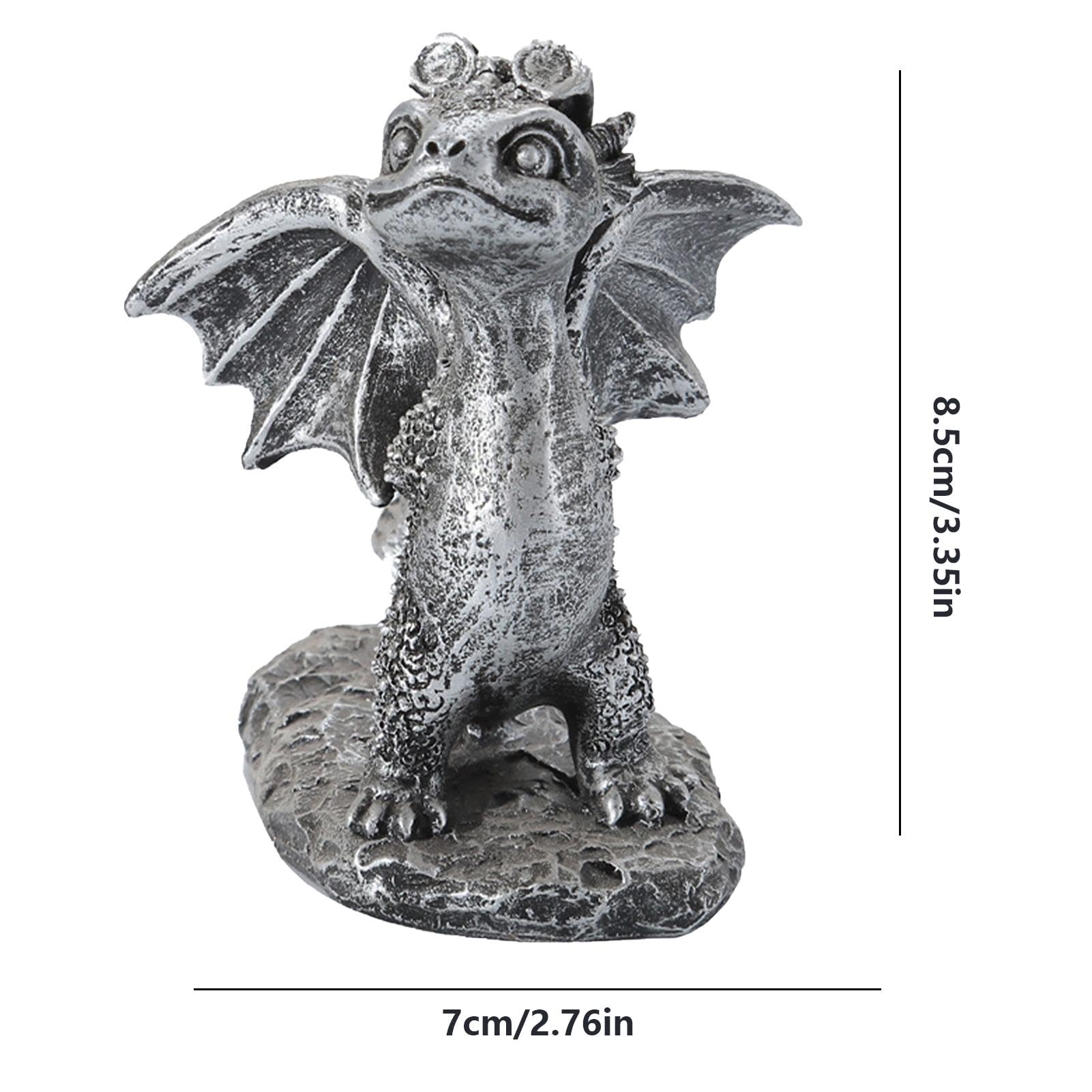 ドラゴン形状の樹脂製置物 Amazon.co.jp: ガーデンドラゴン像 | 樹脂ドラゴンデザインの置物彫刻