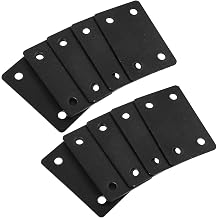Stainless Steel Furniture Mending Plates 10pcs Straight Brackets