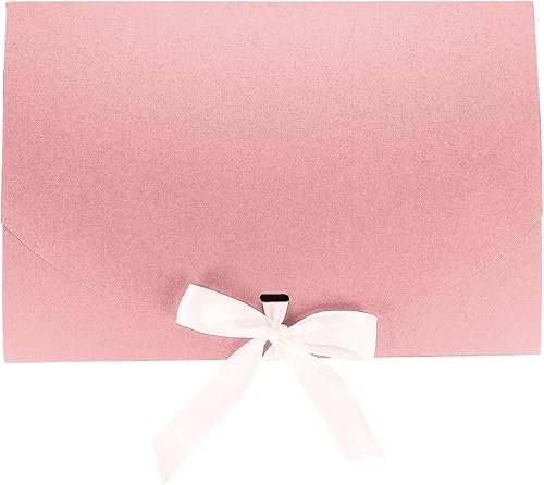 Miniatura 8 de Paquete de 10 cajas de regalo con lazo de cinta, bolsa de regalo de papel kraft, ropa interior, collar, bufanda, bolsa para boda, fiesta, día de San