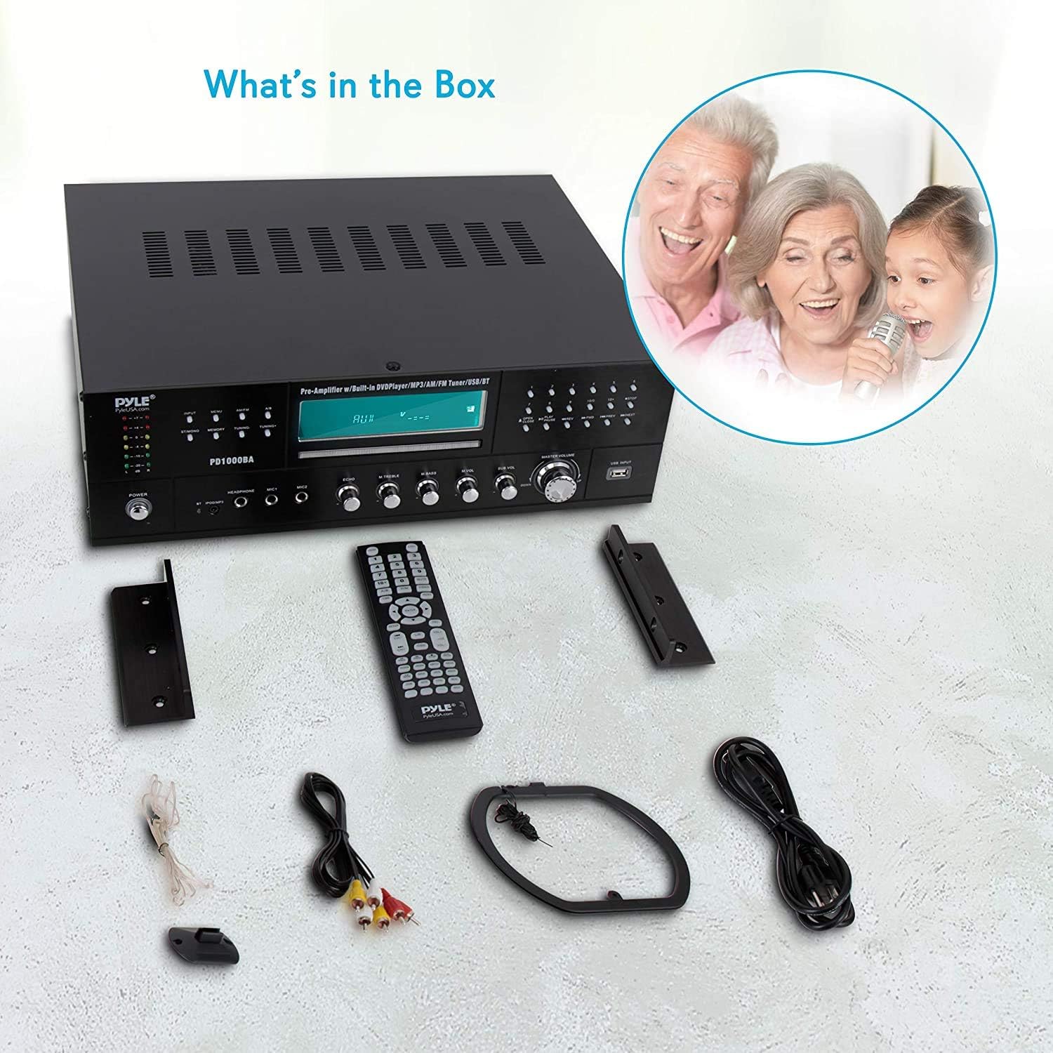 FM Radio, USB, Headphone 