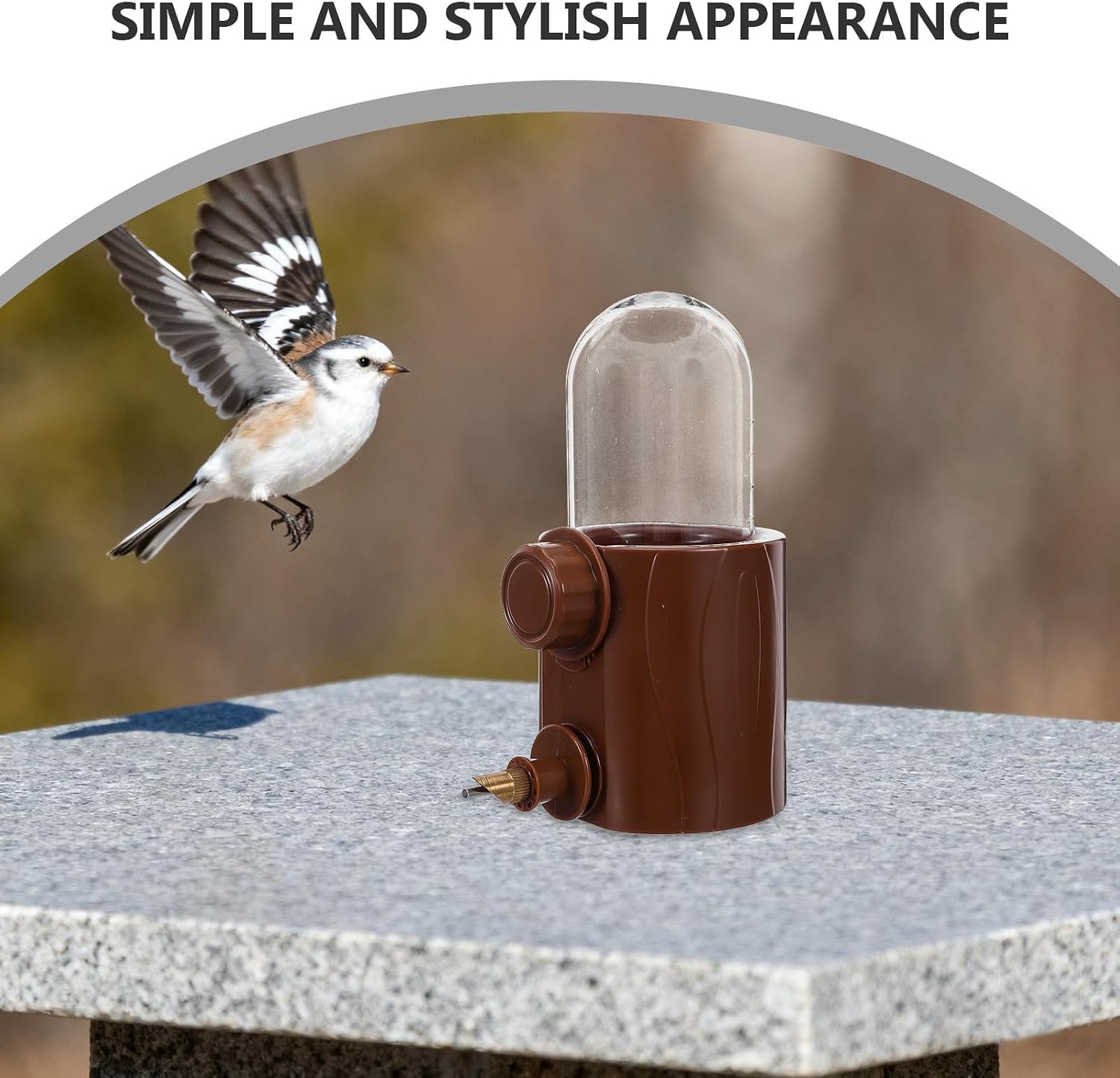 Automatic Bird Cage Water Dispenser 250ml Plastic for Birds | Hanging Bottle Design, Indoor Use, Easy Cleaning and Maintenance, Quiet Water Flow, Versatile Compatibility