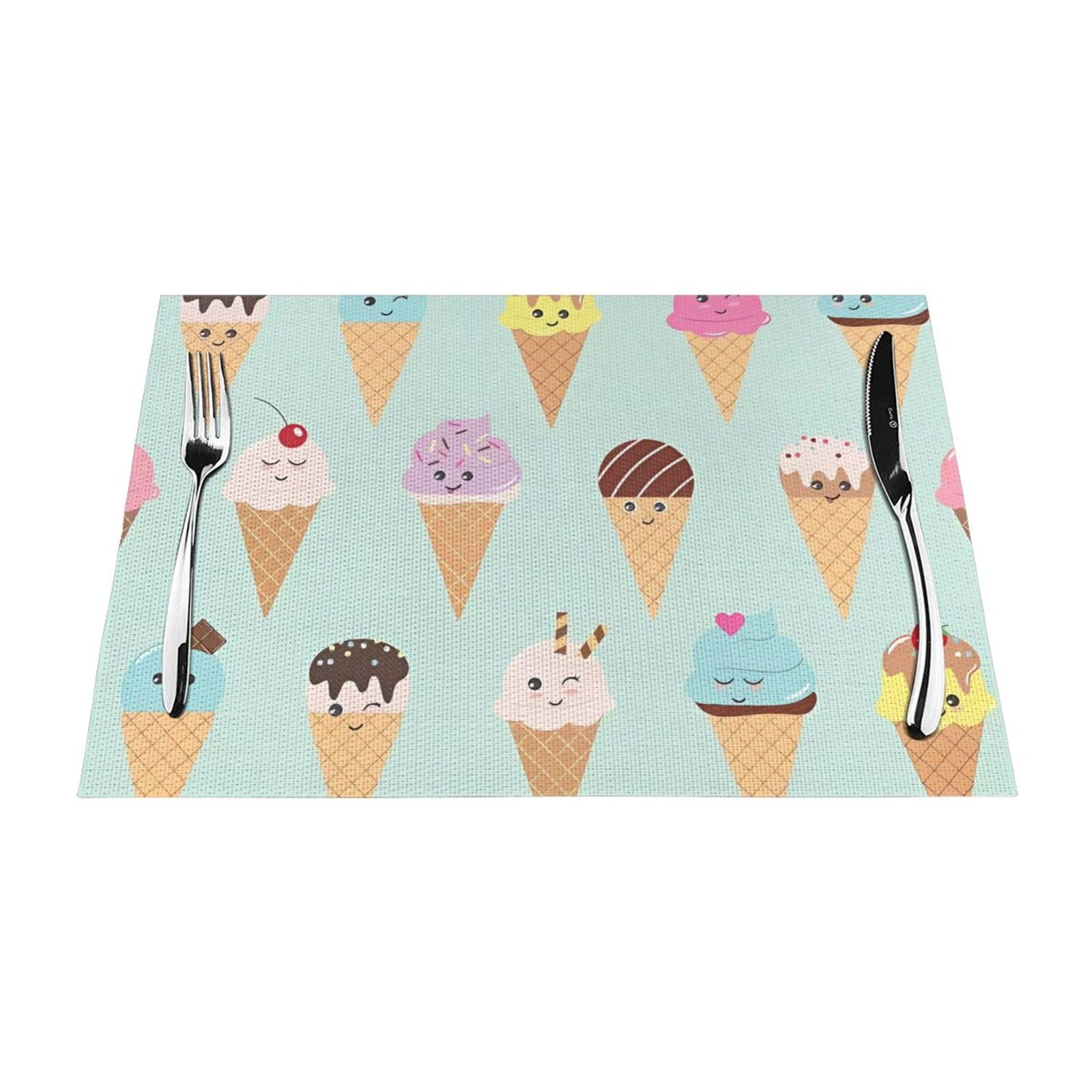 Sets De Table Antidérapants Lavables - 30x40 Cm Et 50x60 Cm, EVA, Résistants à La Chaleur