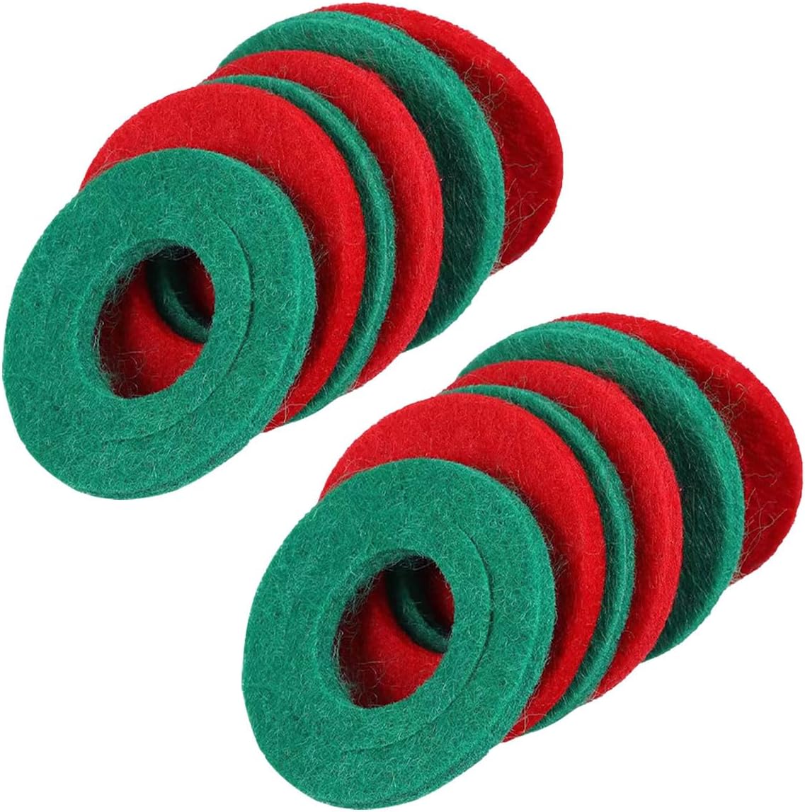 12PCS Battery Terminal Anti Corrosion Washers, 6 Red and 6 Black Battery Top & Side Terminal Protector, Universal Fiber Shim Accessories for Cars (Red/Black)