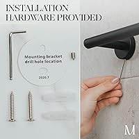 Vista 3 de Marmolux Acc - Soporte de papel higiénico negro mate Soporte de papel higiénico montado en la pared para baño Soporte TP de acero inoxidable a