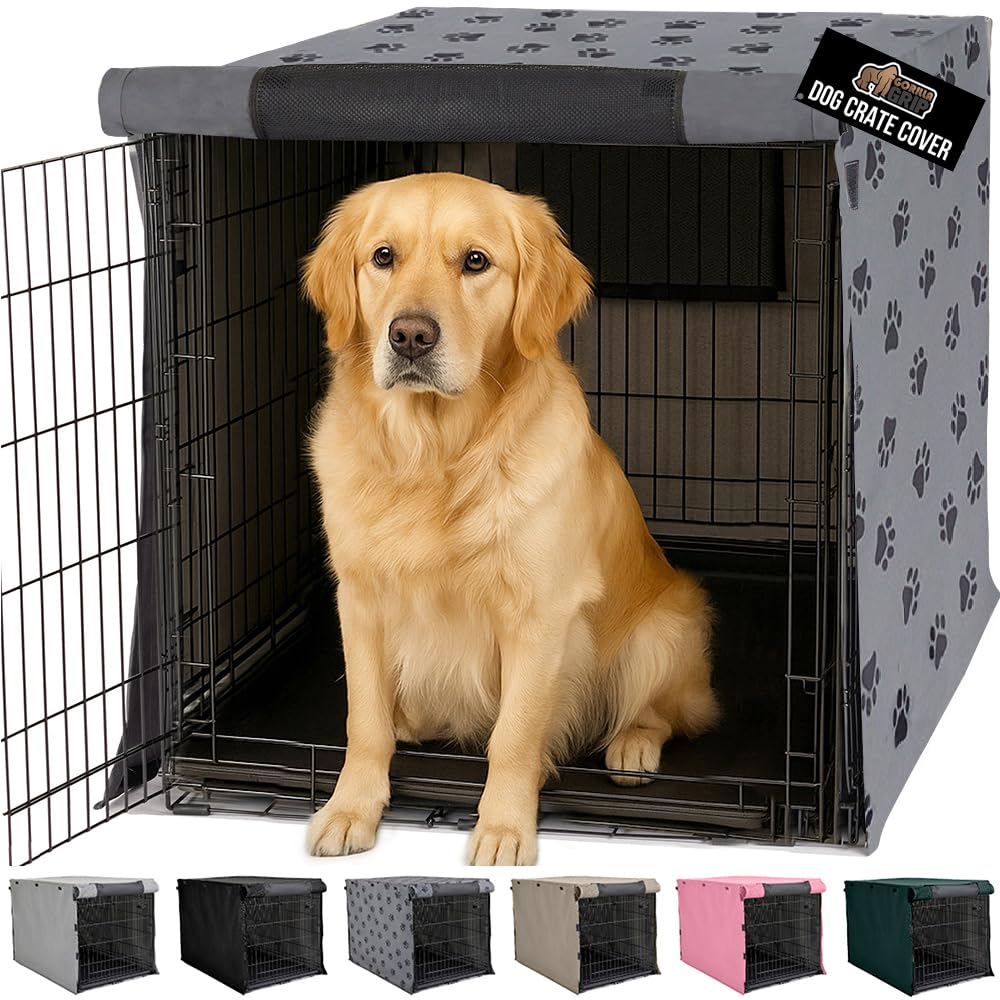GORILLA GRIP Dog Crate Covers compatible - crates houses and pens | Mubboo