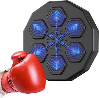 NRQCJM Electronic Music Boxing Machine, USB Charging Boxing Equipment, Home Wall Mount Music Boxer With Bluetooth Connection Electronic, Focus Agility Training Digital Boxing