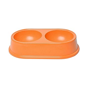 ALL4PETS Bamboo Food & Water PET Bowl for Dogs and Cats(Color May Vary) (Small)