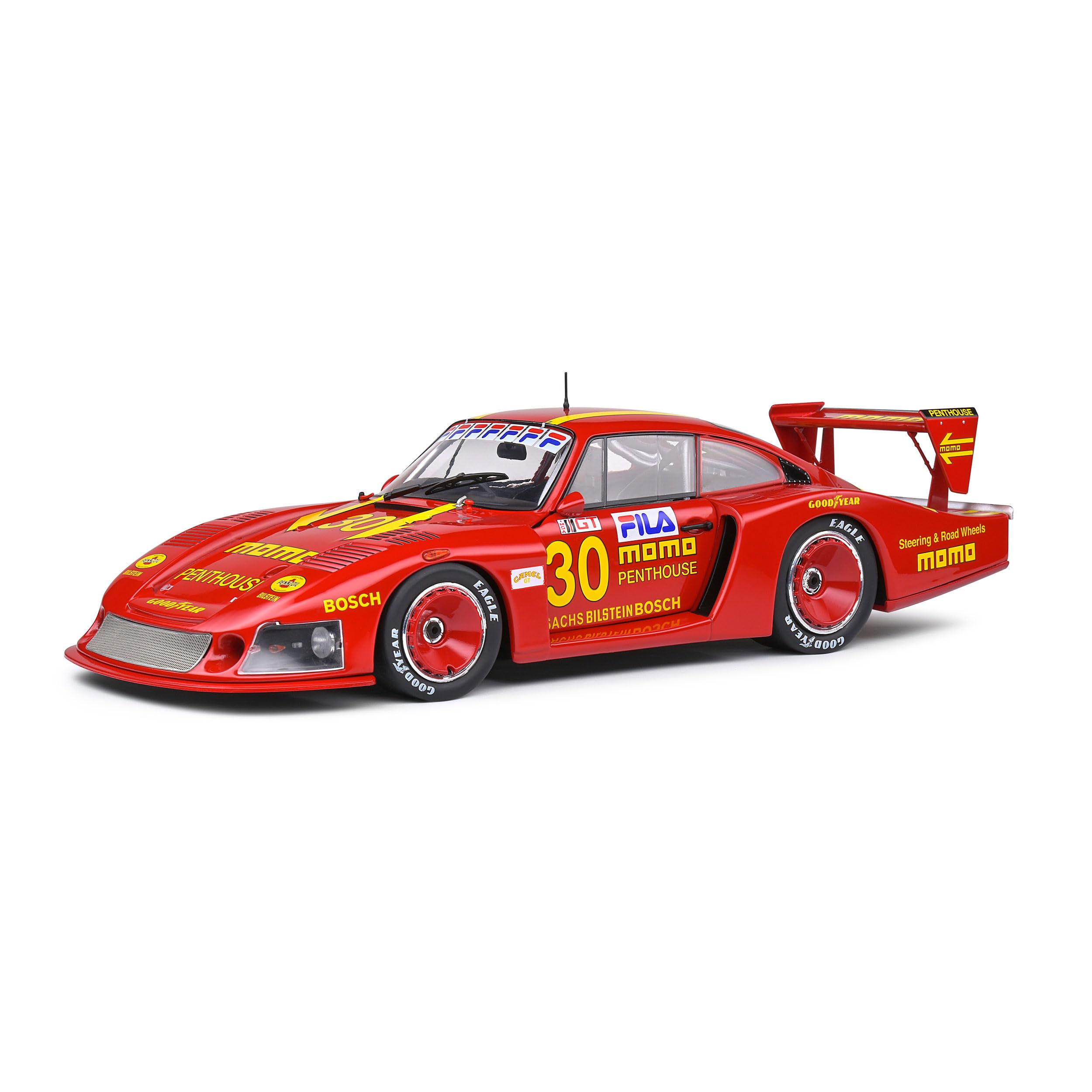 Porsche 935 Mobydick Solido 1/18 voiture miniature de course Riverside 1981 - 8