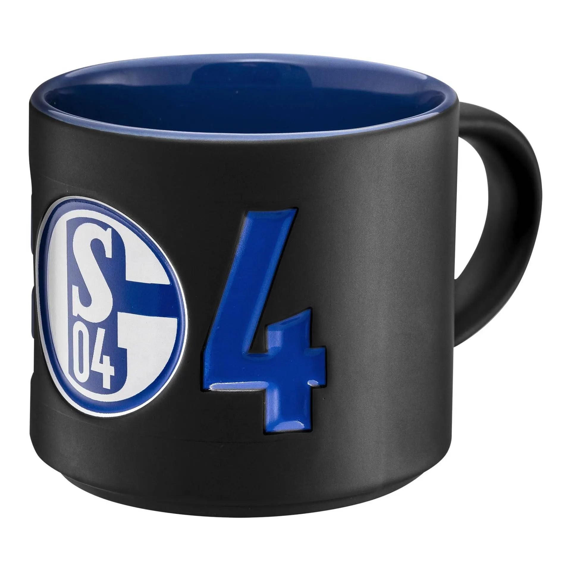 Mug FC Schalke 04 1904 noir fini les tasses fragiles qui perdent leur éclat