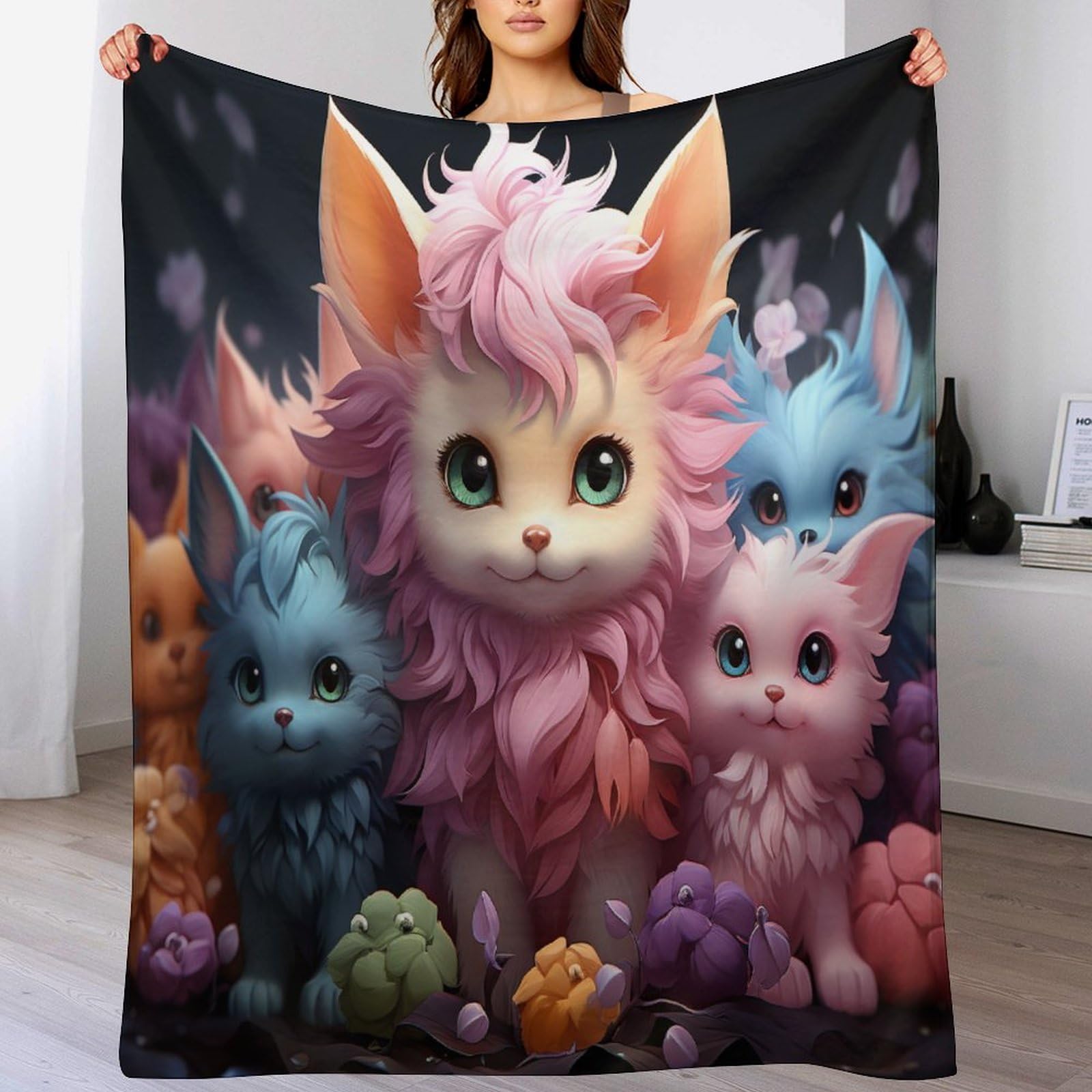 Couverture renard polaire pour agrémenter vos soirées cocooning sur le sofa