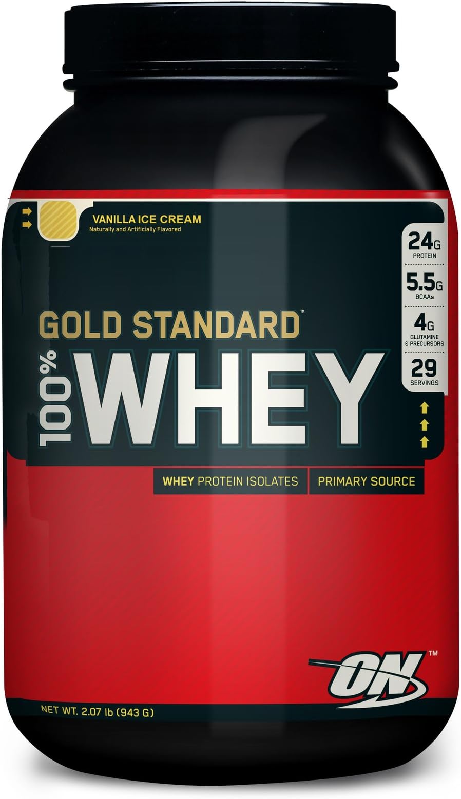 Optimum Nutrition Gold Standard 100% Whey Vanilla Ice Cream - 2 lbs (909 g)