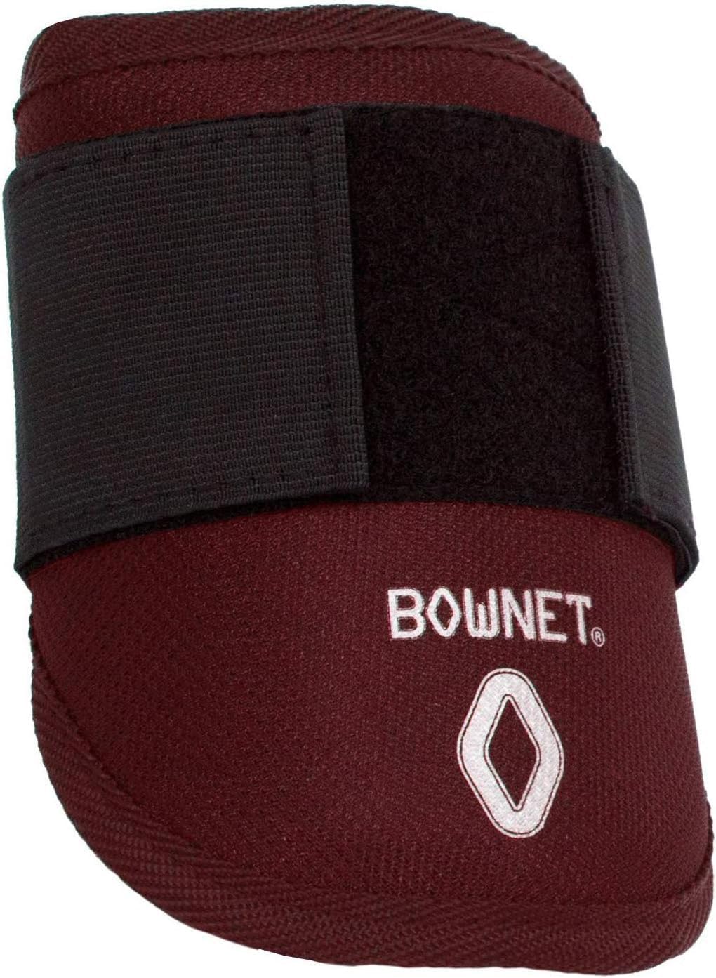 Bownet Softball and Baseball Batting Elbow Guard - Adjustable Hook & Loop Strap - Batters Elbow Protection - for Left or Right Handed Players - Sports Essential Protector
