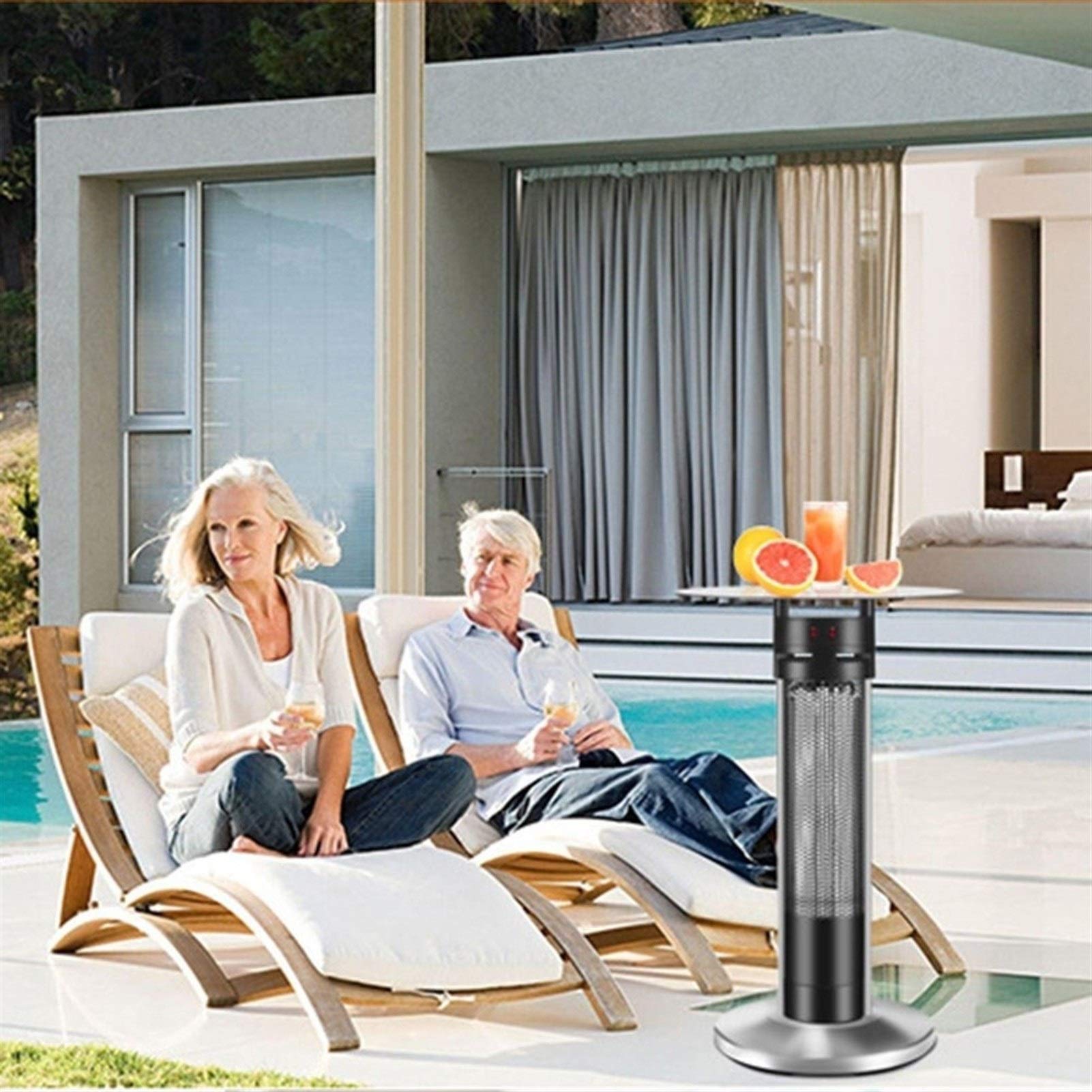 Infrared Radiant Heater Standing Device, Patio Heater Electric Floor Stand,  2 Heating Levels, Maximum Power 1900W, No Noise (Color : Handle type, Size  : High) : Amazon.nl: Klussen u0026 gereedschap