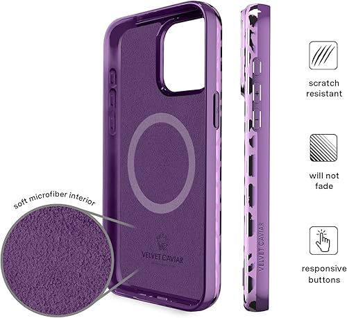 Miniatura 6 de Velvet Caviar Funda compatible con iPhone 15 PRO para mujer, a prueba de golpes de 8 pies, compatible con MagSafe, bonita funda protectora magnética