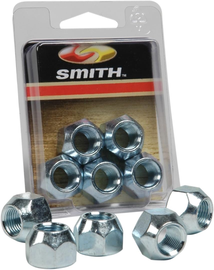 CE Smith Trailer 11052A Wheel Nuts (5 Pieces), 1/2"-20- Replacement Parts and Accessories for your Ski Boat, Fishing Boat or Sailboat Trailer
