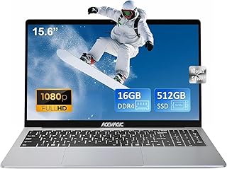Sponsored Ad – ACEMAGIC 2025 In-tel Quad-Core N150 Laptop, 15.6 Inches FHD16GB DDR4 512GB SSD, Metal Casing, Wi-Fi, BT5.0,...