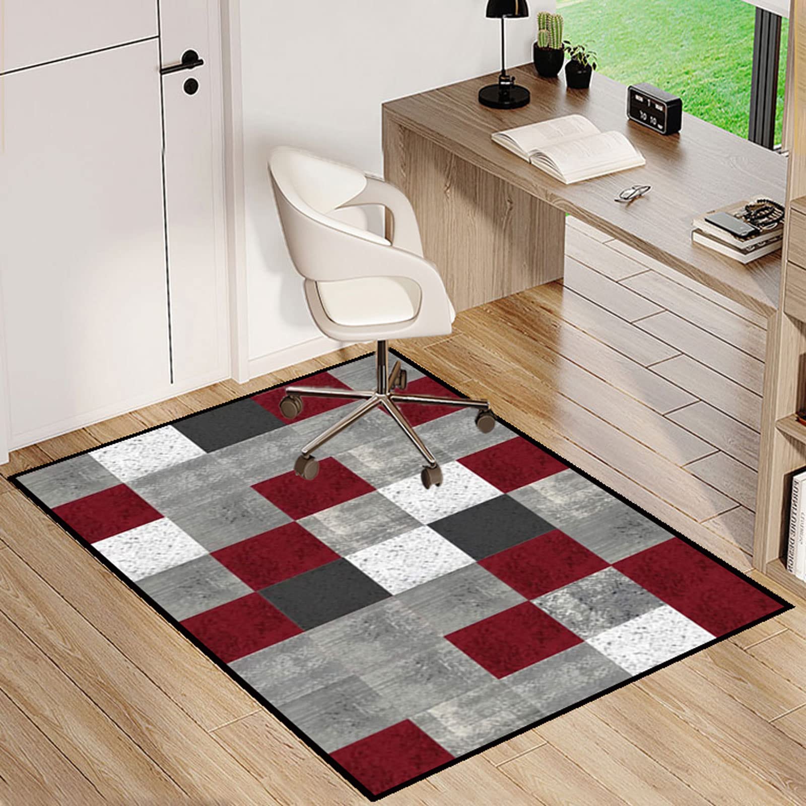 Single tree forest Chair Mat For Hardwood Floors,Office Chair Carpet，Multi-Purpose Floor Protectors For Rolling Chairs，Area Rug，anti-skidding And Stop Noise,Available In A Variety Of Colors And Sizes — image 1