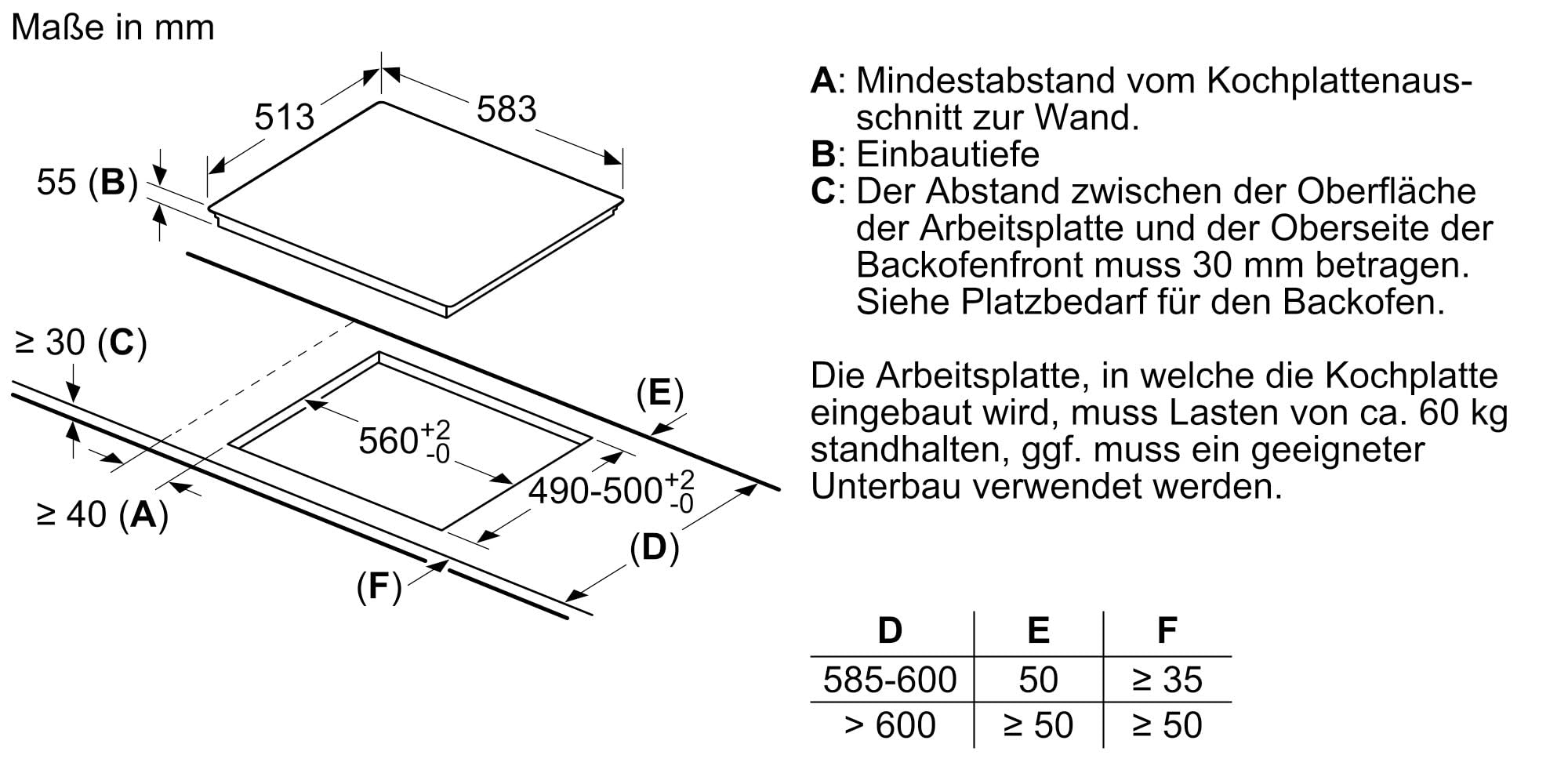 Siemens PQ521IB02 Einbau-Herd-Set 60 x 60 cm Pyrolyse Selbstreinigung Induktionskochfeld Kombi-Induktion Edelstahlrahmen