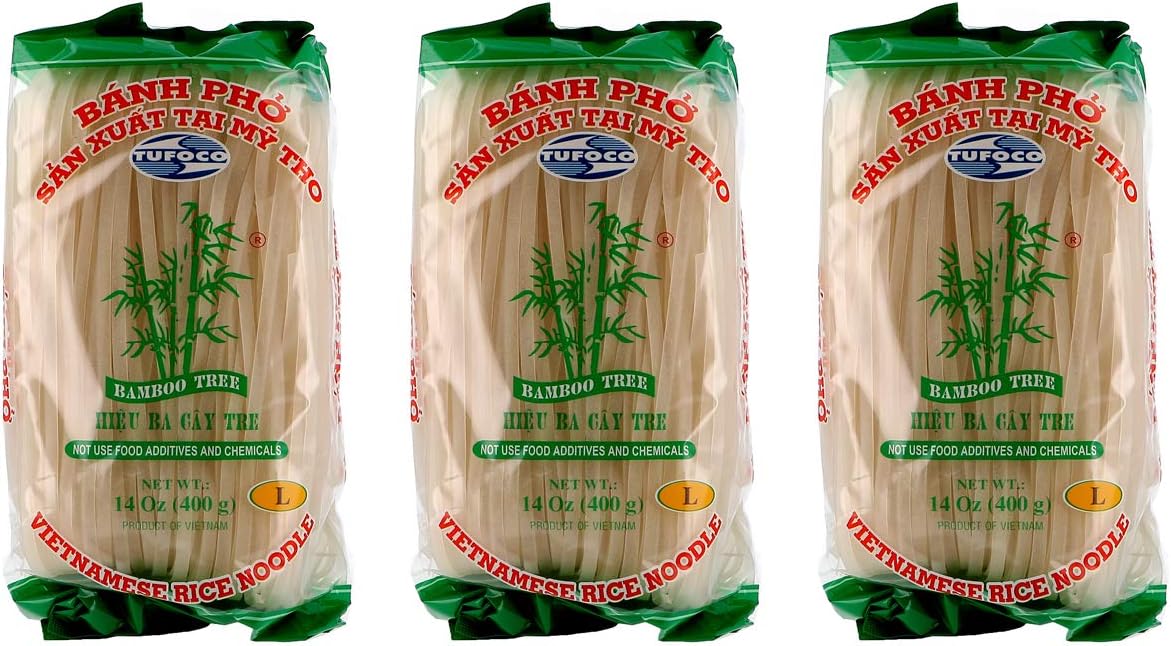 Bamboo Tree Rice Noodle (Large - 5MM) 400g - Pack of 3