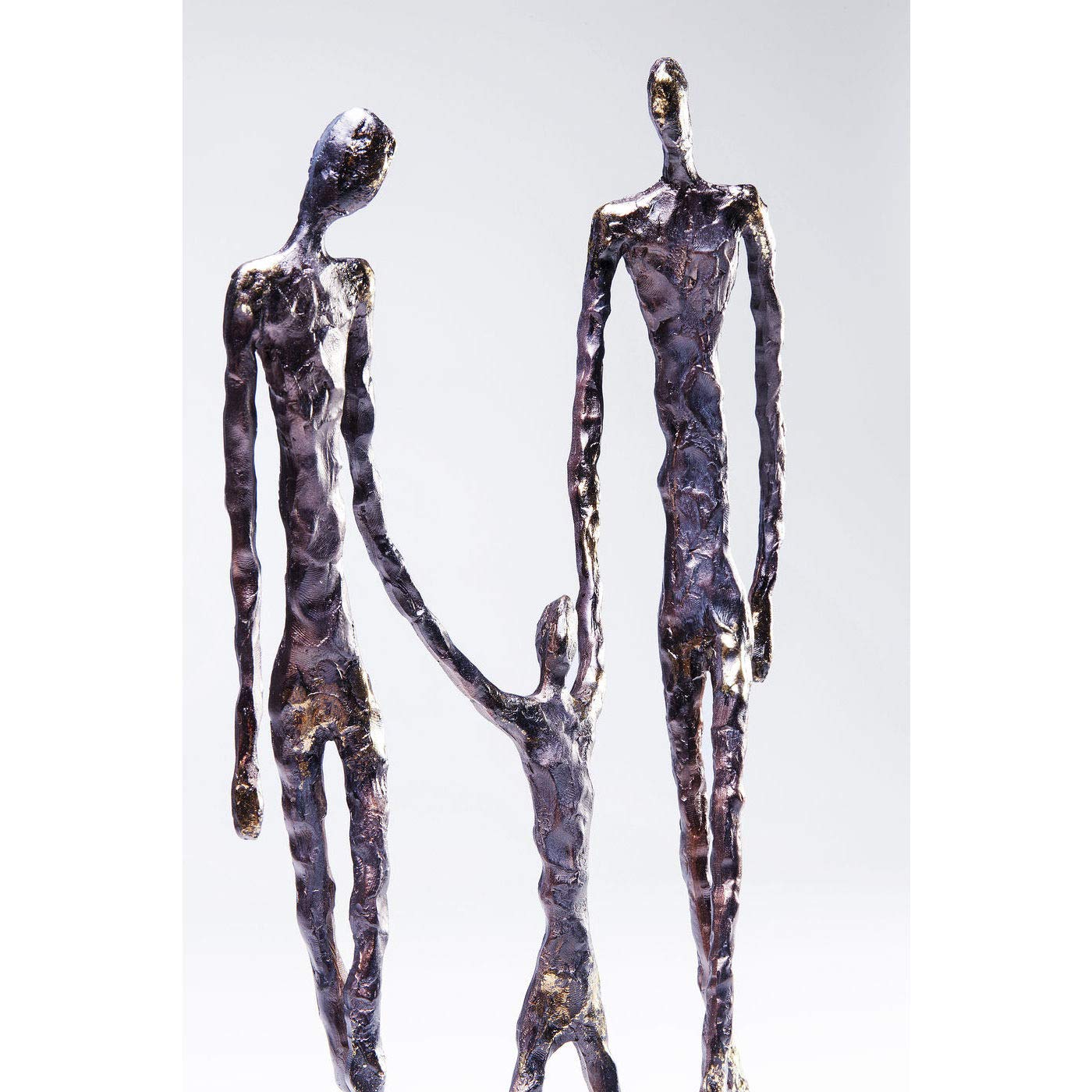 Kare Design figura decorativa Elements Happy Family, bronco, accesorio, escultura, decoración de estantería, arte moderno, 47x31x8cm | Estable, para el salón, versátil combinable