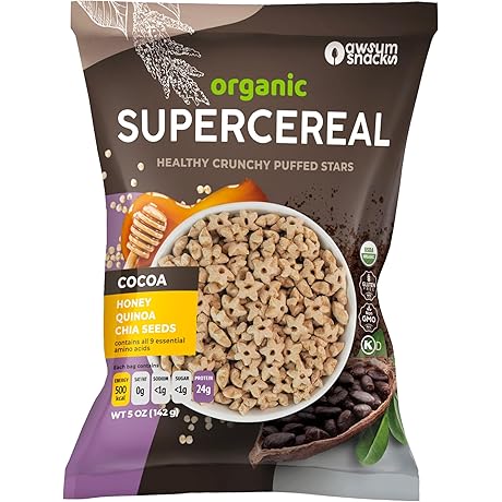 Awsum Snacks SUPERCEREAL Quinoa, Chia, Cocoa, Coconut sugar