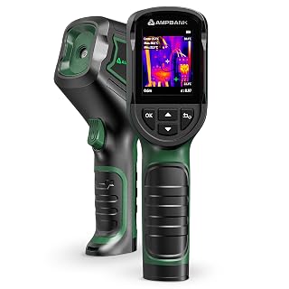 H128 Handheld Thermal Camera, 240 x 240 TISR Resolution, 24h Battery Life Thermal Imaging Camera, 25 Hz Infrared Camera with Temperature Alarm, -4℉~ 842℉ Temp Range, IP65 Protection Level - Amazon product rated Grade A