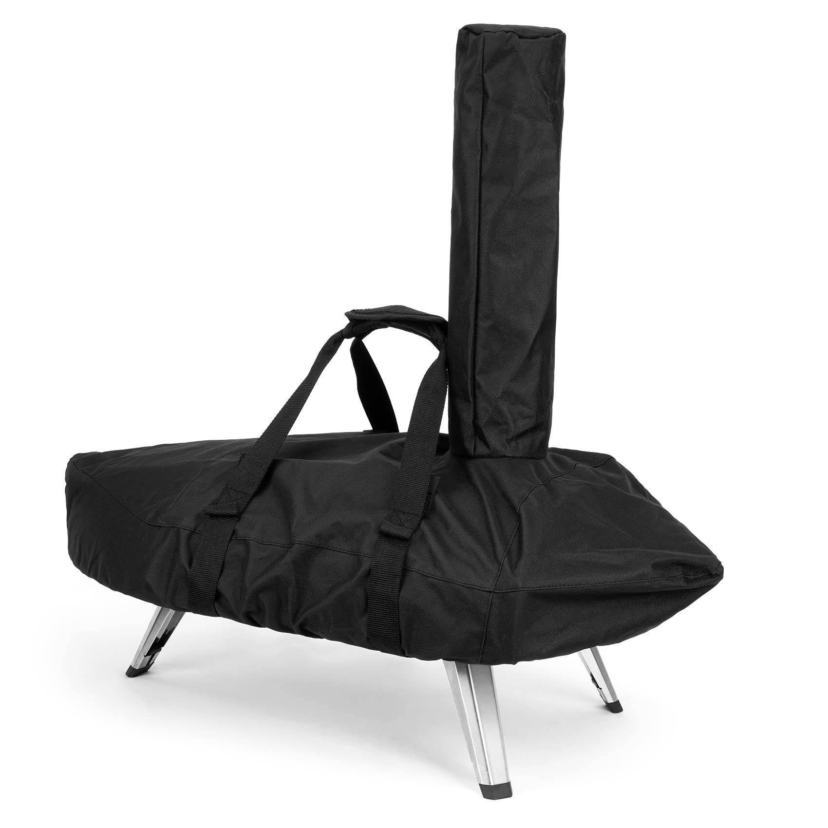 Pizza Oven Cover for Ooni Karu 12, Outdoor Pizza Oven Protective Carry Cover, Heavy Duty Waterproof Weather Resistant Dust-Proof, Black