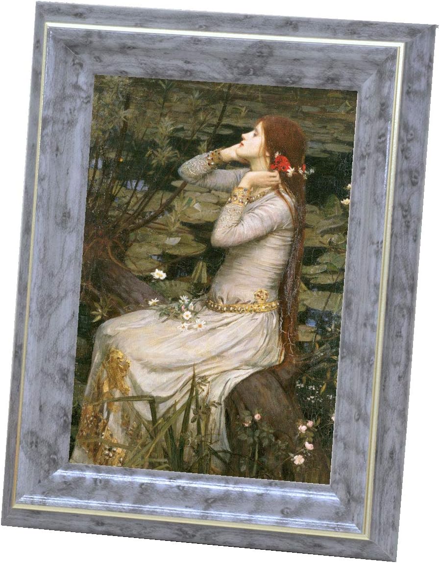 大額(Daigaku) Large Picture Frame, H Size, Gray 8503, Compatible Photo Size: 6.0 x 4.0 inches (153 x 102 mm), Material: Resin