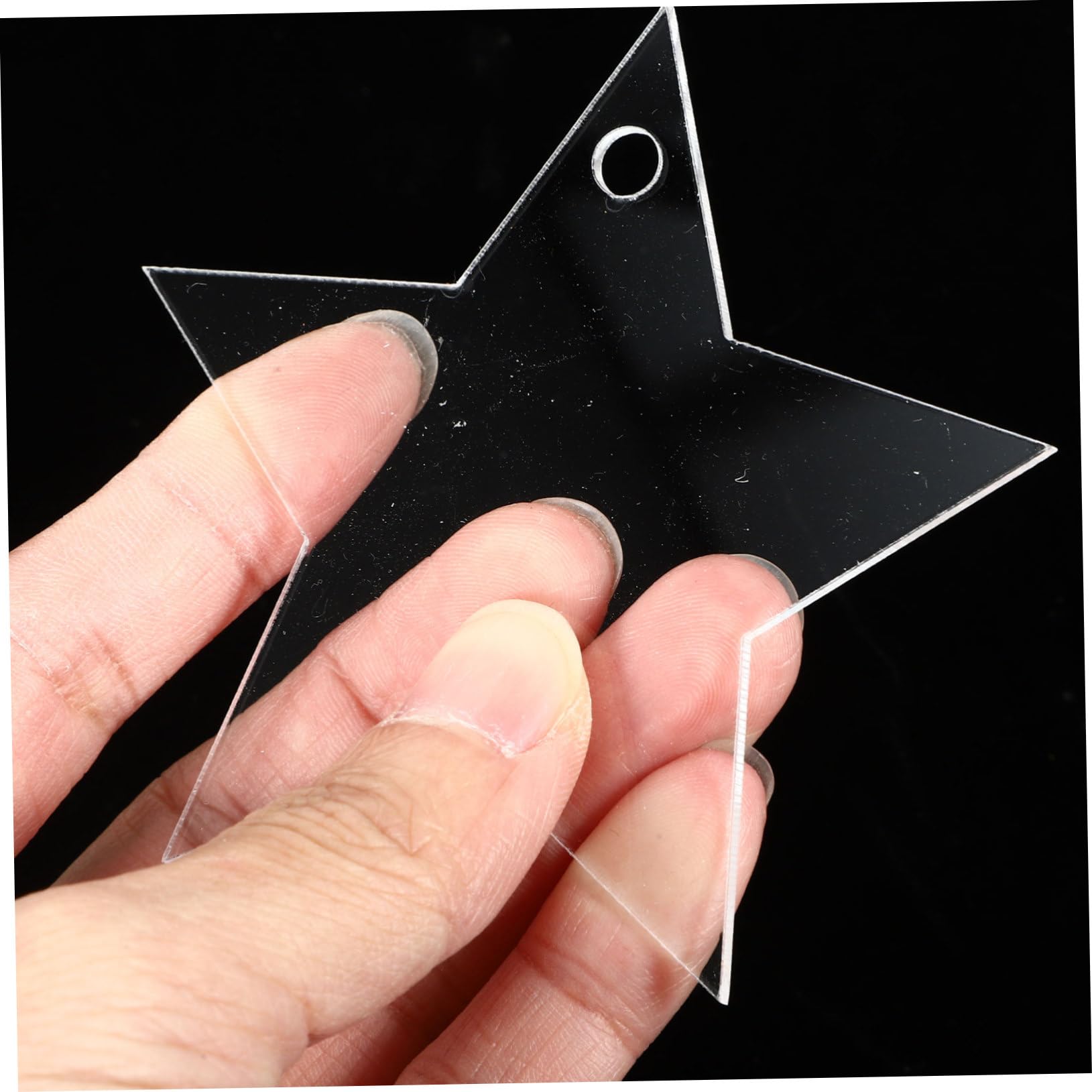 PRETYZOOM 100stücke Teiliges Transparente -weihnachtsanhänger Für Weihnachtsbaum Und Dekoration Weihnachtsdeko Für Innen Und Außenbereich Glänzende Hängende Ornamente Für