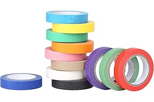 Non Toxic Colored Masking Tape for Kids and Adults Crafts
