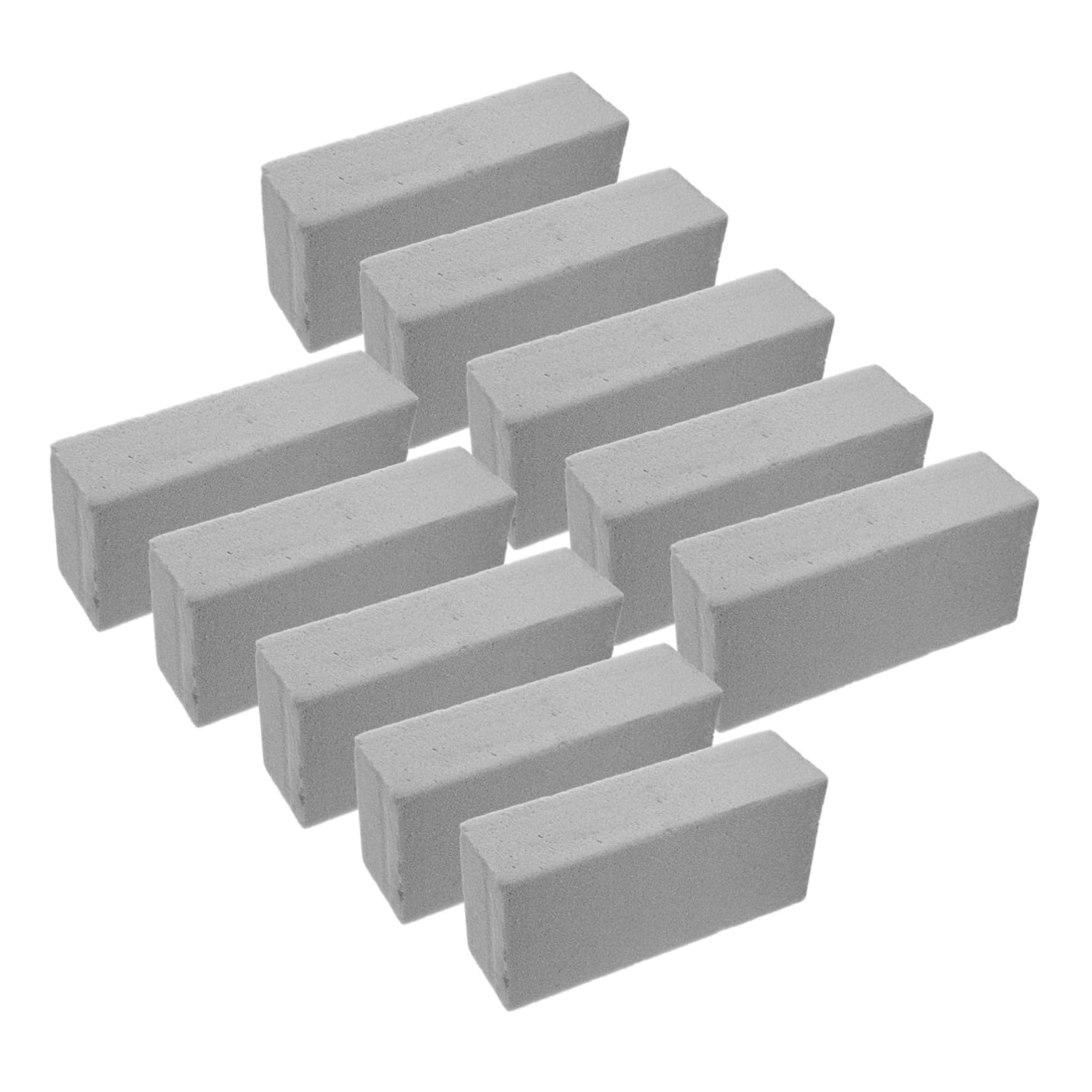 DOITOOL 10 Piezas de Barro de Flores Rectangular, Base Floral de Jardín y Arreglos