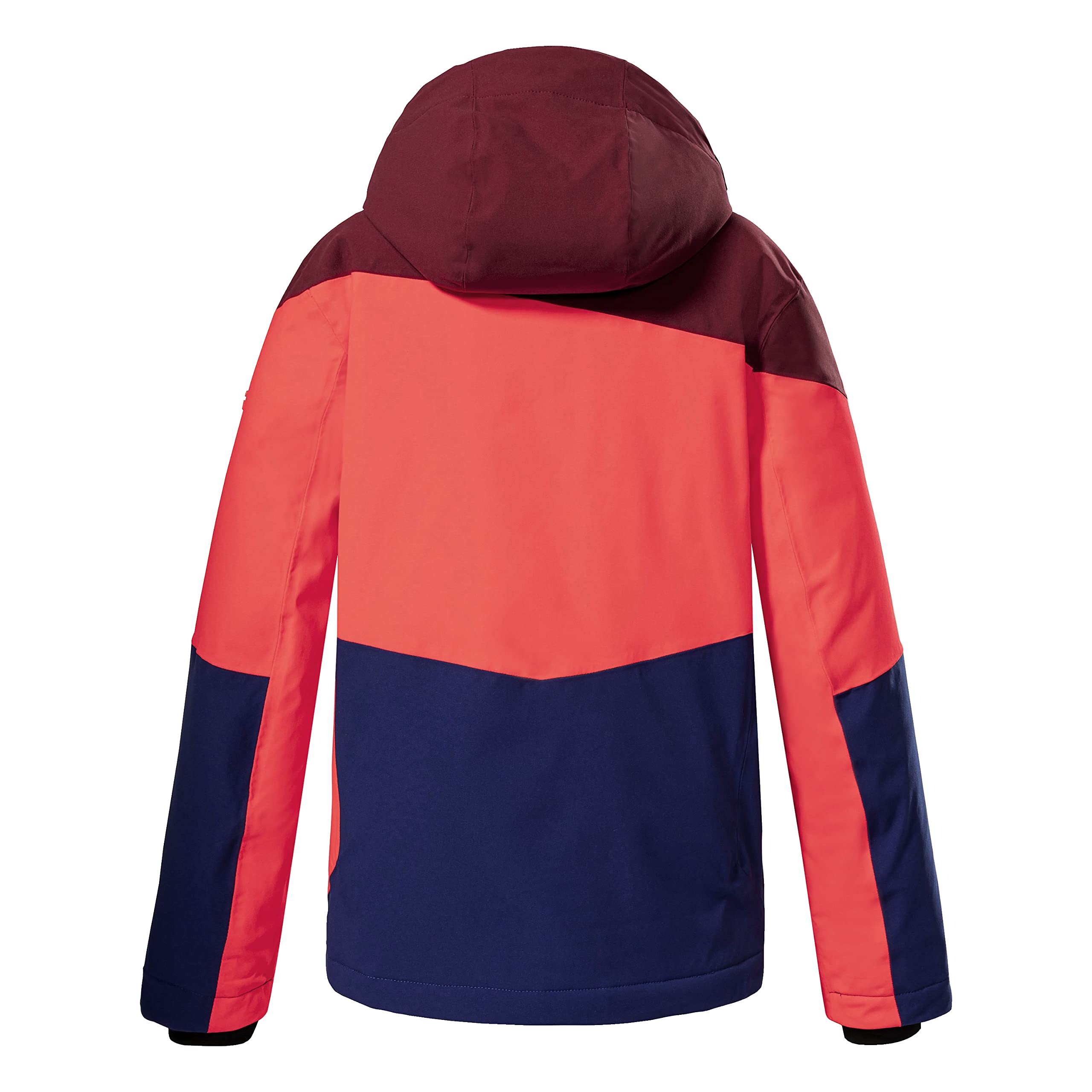 Killtec Ksw 161-Giacca Sci/Giacca Funzionale con Cappuccio e ghetta antineve, Grigio, 140 Bambini e Ragazzi