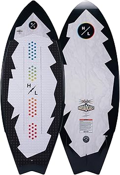 Hyperlite Broadcast Wakesurfer - Wakesurf Board Endorsed By Shaun Murray - Great for All Wake Surfers, from Beginners to Intermediate Riders