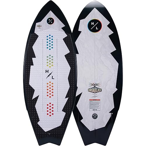 Hyperlite Broadcast Wakesurfer - Wakesurf Board Endorsed by Shaun Murray - Great for All Wake Surfers, from Beginners to Intermediate Riders