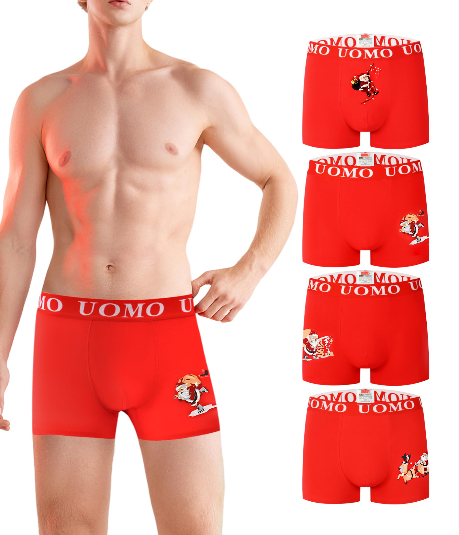 Boxer uomo Nazareno Gabrielli in cotone bielastico con elastico esterno