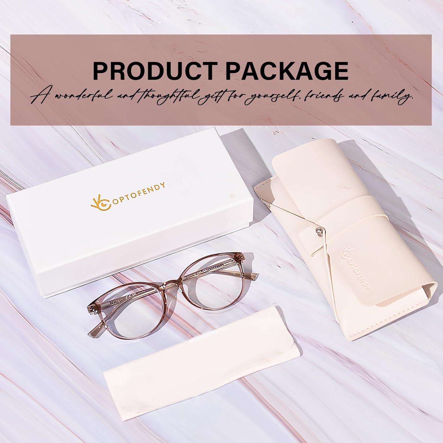 OPTOFENDY TR90 Reading Glasses for Women, Fashion Round Blue Light Blocking Computer Readers with Anti Eyestrain & UV Glare - Image 4