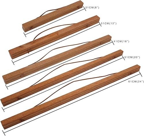 Miniatura 4 de HoozGee Marco magnético para colgar pósteres e inspirador arte de pared motivacional de madera clara, lienzo, impresiones de arte de madera clara,