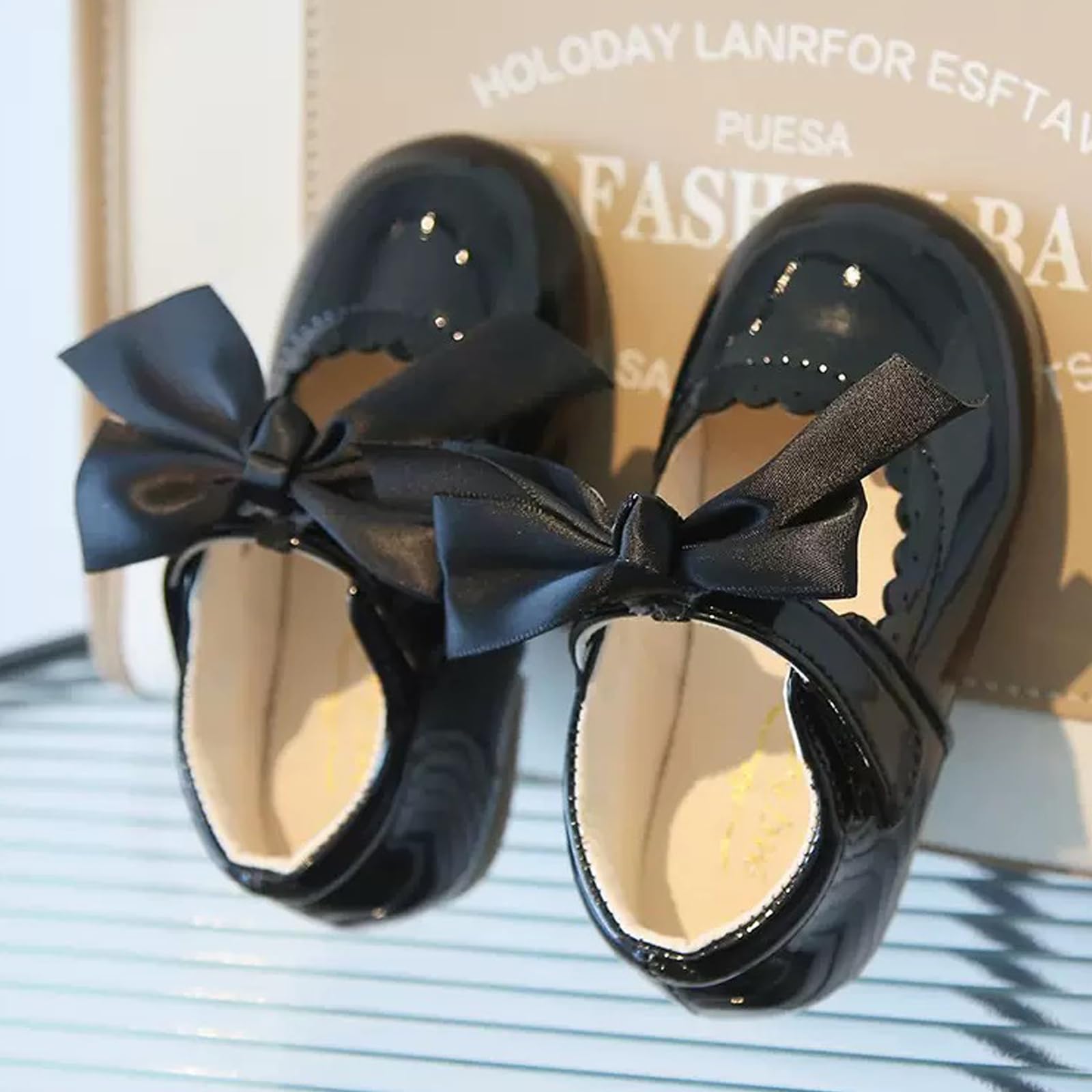 Chaussures plates Mary Jane pour petite fille - Pour fête, mariage, anniversaire, école