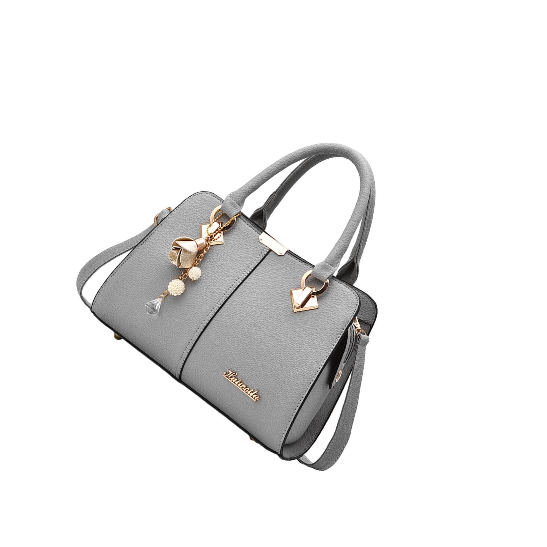 Sac à main premium pour femmes l'élégance d'un grand cabas gris