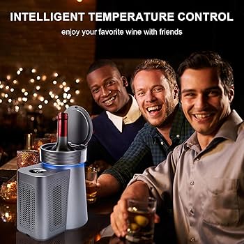 Amazon | 電動ワインクーラー、750mlのワインとシャンパンボトル