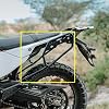 Soporte de asiento Compatible con KTM 390 ENDURO R (2025) (NEGRO) 1