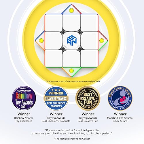 Miniatura 2 de GAN 356 i Carry S Smart Cube Magnético, 3x3 Speed Cube Seguimiento inteligente y baterías reemplazables con la aplicación CubeStation, compatible