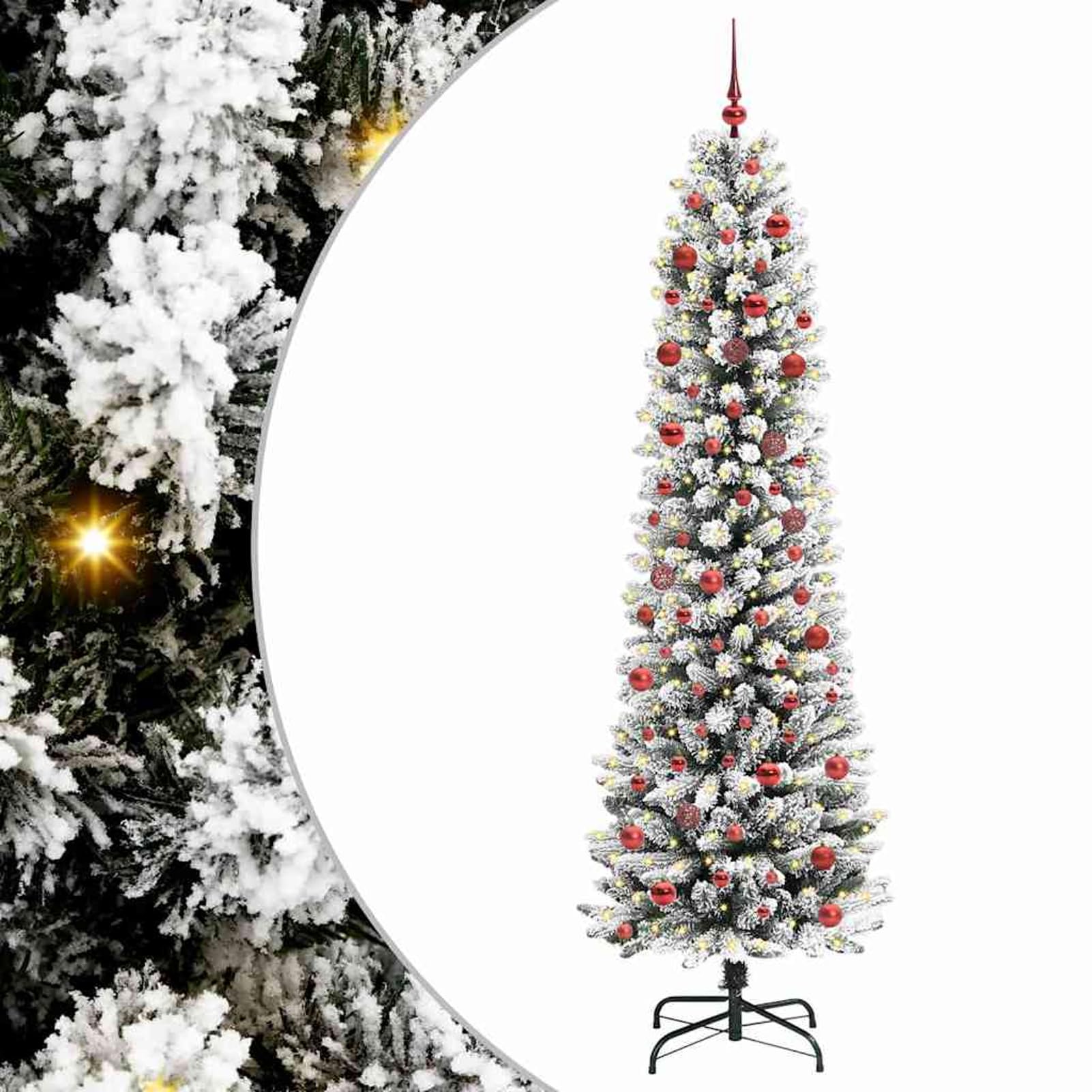 Árbol de Navidad artificial de PVC Gecheer para evitar cables sueltos en el salón