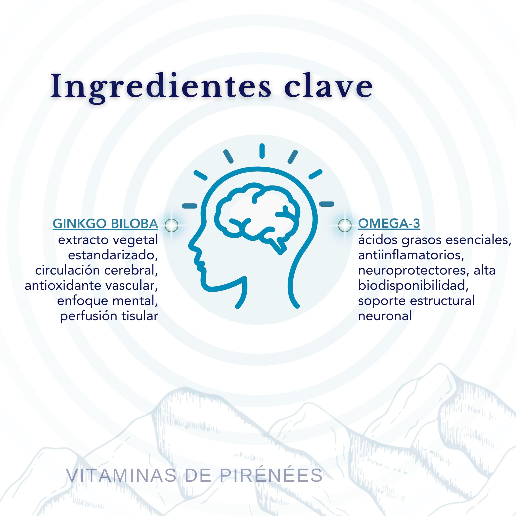 Omega 3 TG Ultra, Ginkgo Biloba - SmartAbsorb™ | para la función cerebral, la memoria y la circulación | 56 sobres diarios